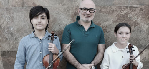 D. 11/2/2024, 12.30 h // Ciclo Jóvenes Intérpretes. Recital de violín de Sara Atienza Parajón (11 años) y Miguel Álvarez Vigón (13 años), violines. Profesor: Tigran Danielyan